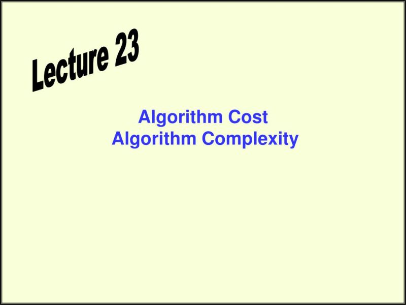 How To Estimate Algorithm Cost A Beginner S Guide - Download Professional Nature Picture | Full HD