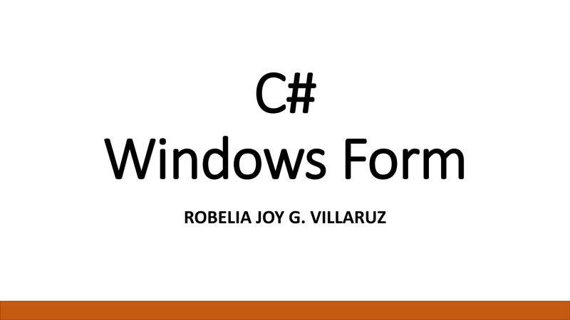 01csharp Visual Studio Environment Pptx - Elegant Vintage Illustration - Desktop