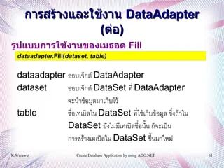 03 3 Create Db Application Ado Dot Net Create Database Application With - 4K Dark Wallpapers for Desktop