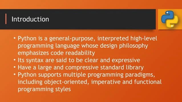 1 Python Programming Introduction Pptx - Professional City Design - HD