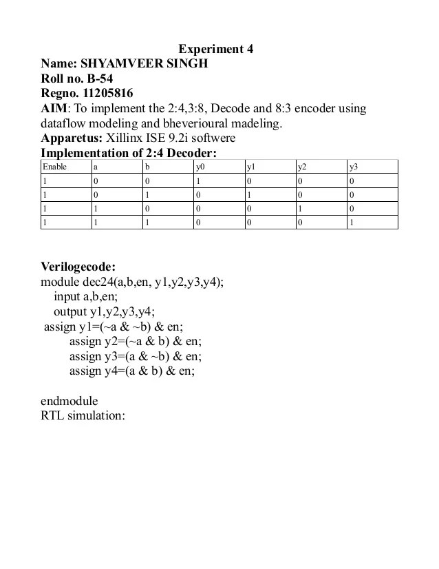 Vhdl Code For A Priority Encoder All Modeling Styles Architecture encoder_stru of encoder is component or2. Vhdl Code For A Priority Encoder All Modeling Styles Entity dffst is Port dclk.