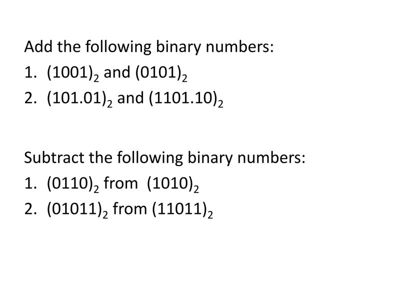 Binary Arithmetic Rules - Minimal Photo Collection - Mobile Quality