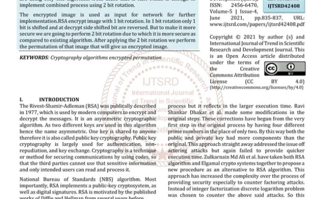 Image Cryptography Using RSA Algorithm | PDF