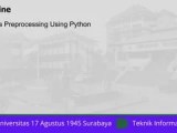 13 Data Preprocessing In Python Pptx 1 Pdf