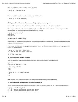 15 Practical Grep Command Examples In Linux Docx - Dark Images - Beautiful Retina Collection