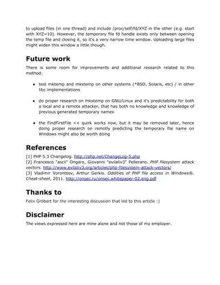 Php Lfi To Arbitrary Code Execution Via Rfc1867 File Upload Temporary - Minimal Wallpapers - Incredible Mobile Collection