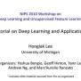2010 Deep Learning And Unsupervised Feature Learning | PPT