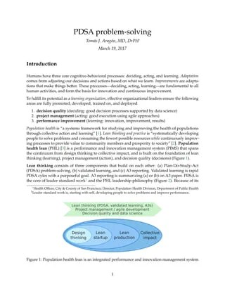 Pdsa problem-solving