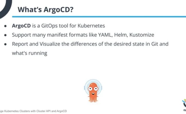Manage Kubernetes Clusters With Cluster API And ArgoCD | PPT