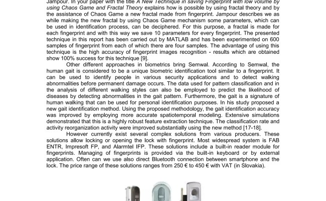 Biometrics Authentication Of Fingerprint With Using Fingerprint Reader ...