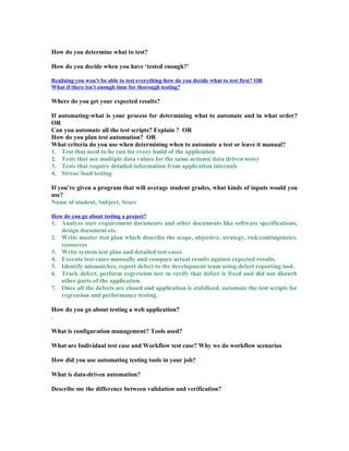 38475471 Qa And Software Testing Interview Questions And Answers Doc - Download Ultra HD Abstract Photo | Ultra HD