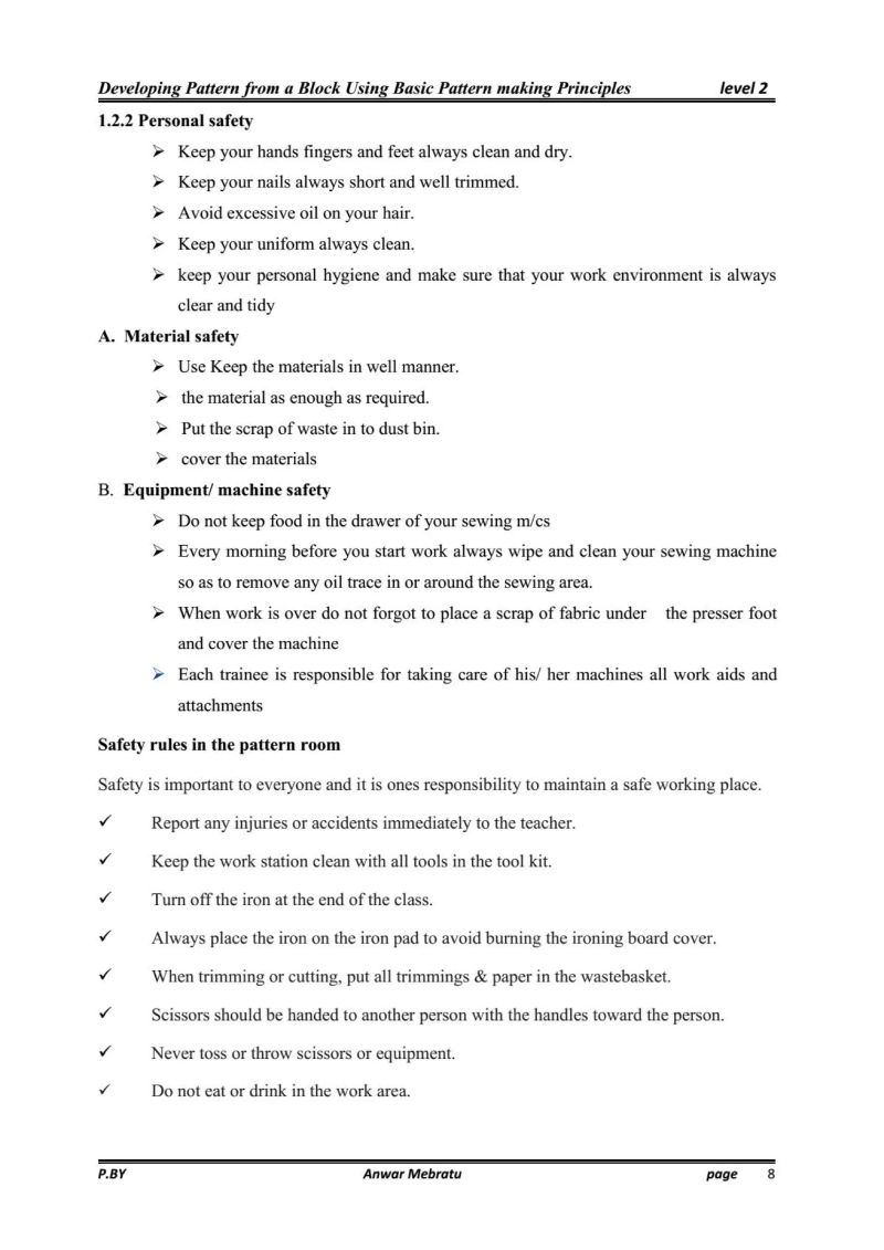 Develop Pattern From A Block Using Basic Patternmaking Principles Pdf - Best Dark Textures in High Resolution