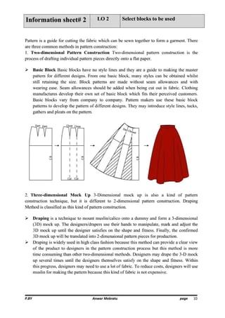 Develop Pattern From A Block Using Basic Patternmaking Principles Pdf - Colorful Patterns - Artistic HD Collection