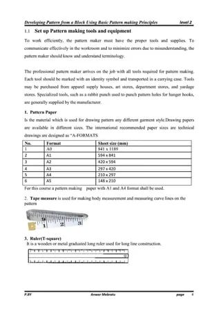 Basic Block Pattern Kaise Banaen Patternmaking Garments - Classic Retina Geometric Arts | Free Download