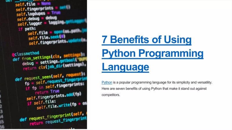 What Are The Benefits Of Learning Python Programming Language By Edtechlearning Oct 2024 - Geometric Wallpapers - Gorgeous Full HD Collection