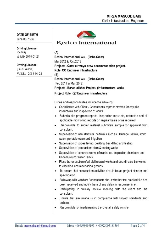 Infrastructure Engineer Cv