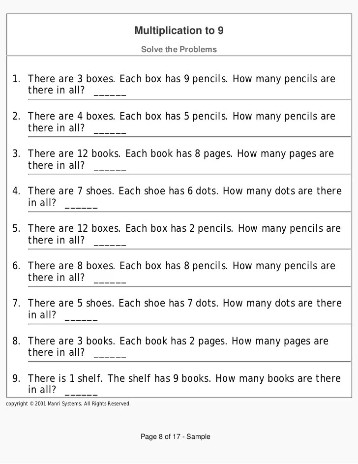 additions problem solving 3 rd grade