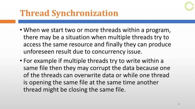 Multi Threading Concept Advanced Programming Ppt - Elegant Abstract Background - Retina