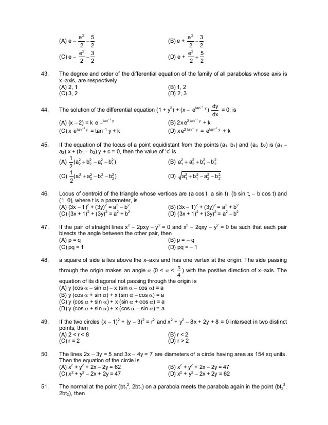 Redox Reactions And Electrochemistry Aieee 2003 5