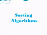 Sorting Algorithm Odp