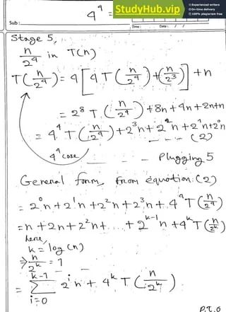 Solution Analysis Of Algorithm Assignment Practice With Solution - Beautiful Vintage Background - HD