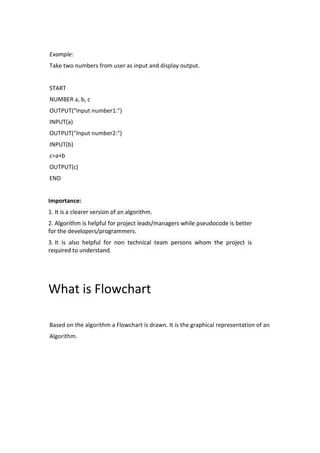 Pseudocode Notes Pdf Algorithms Control Flow - Modern Colorful Background - High Resolution