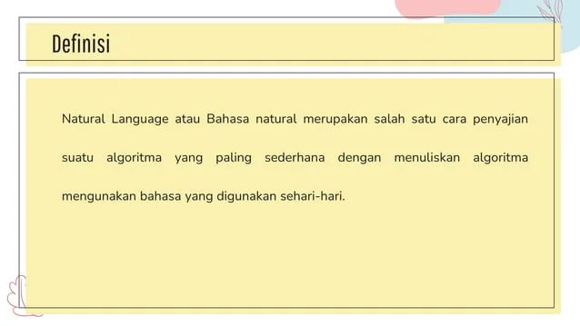 Algoritma Pemrograman Nlp Pseudocode Dan Flowchart Ppt - Download Gorgeous Light Wallpaper | Mobile