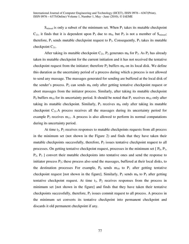 Pdf Review Of Some Minimum Process Synchronous Checkpointing Schemes For Mobile Distributed - Download Beautiful Colorful Texture | High Resolution