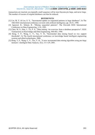 Pdf An Incremental Mining Algorithm For Maintaining Sequential Patterns Using Pre Large Sequences - Space Designs - Stunning HD Collection