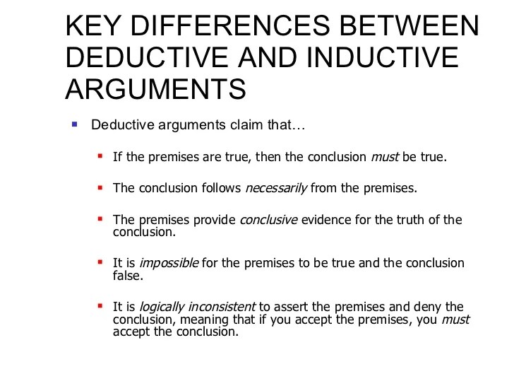 Analysis Inductive And Deductive Arguments Analysis Inductive And Deductive Arguments