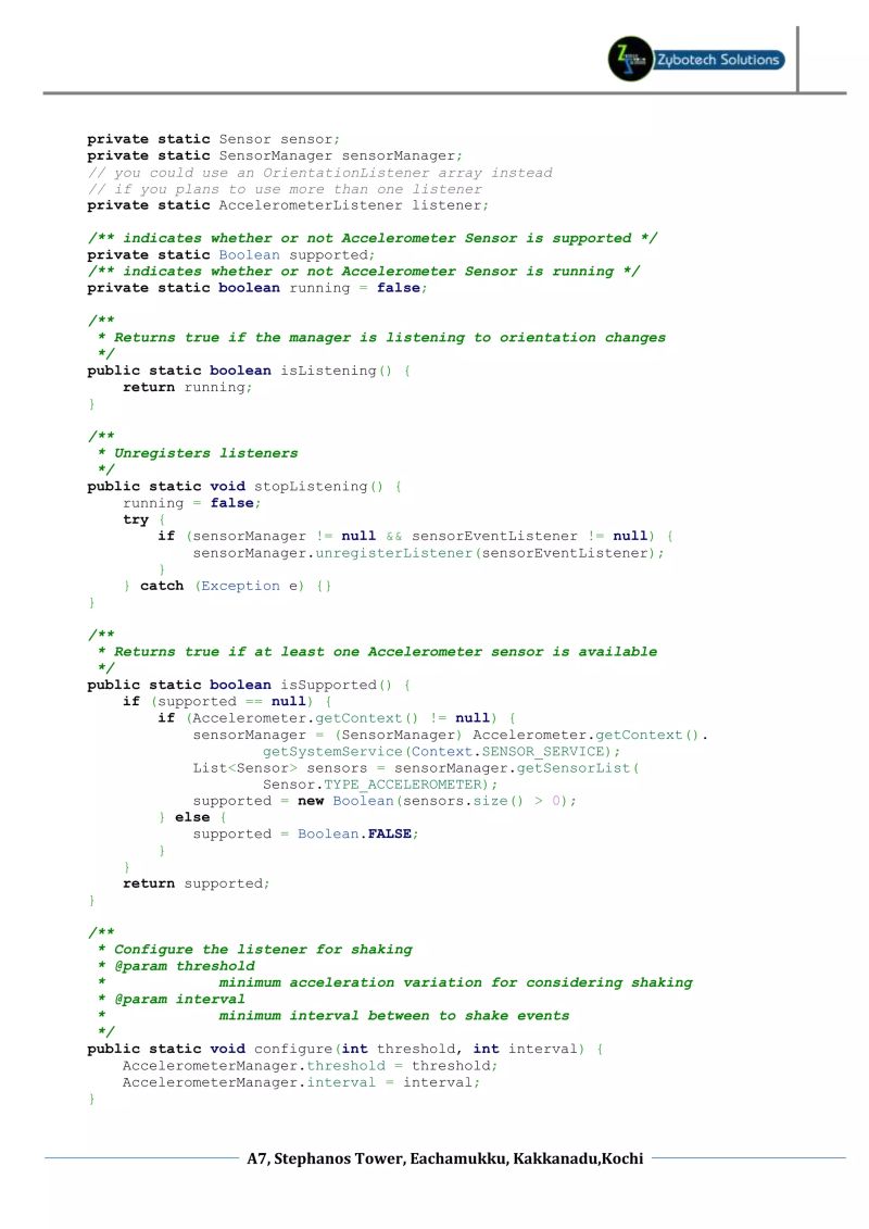 Android Accelerometer Sensor Tutorial Docx - Geometric Texture Collection - High Resolution Quality