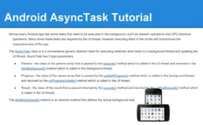 Android AsyncTask Tutorial | PPTX