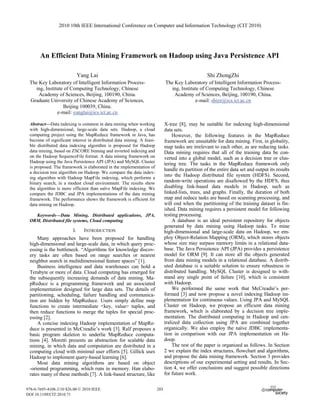 An Efficient Data Mining Framework On Hadoop Using Java Persistence Api Pdf Databases - Download Incredible Minimal Design | 4K