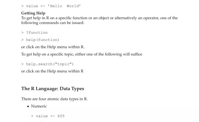 An Introduction To R Software For Statistical Modelling Computing ...