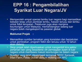 Etp memberi fokus kepada 12 bidang ekonomi utara negara (nkea) iaitu: Program Transformasi Ekonomi