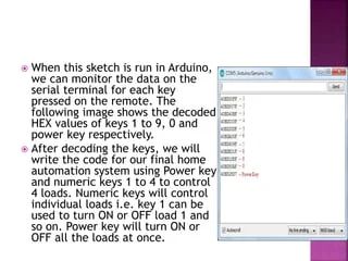 Arduino Based Home Automation Using Tv Remote Pptx - Classic Light Illustration - Desktop