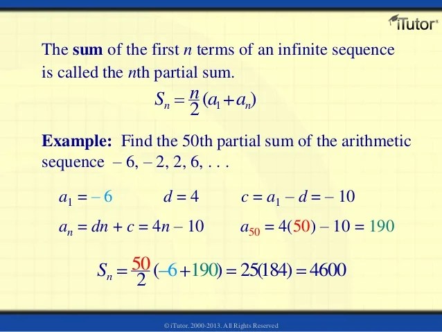 By writing the numbers divisible by 13 as sequence, we get. Arithmetic Sequence and Series