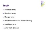 Array Ppt