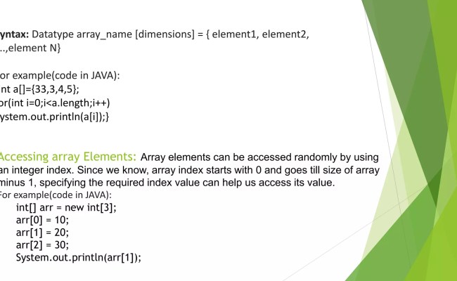 Arrays In Data Structure And Algorithm | PPTX