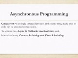 Asynchronous And Parallel Programming Pptx