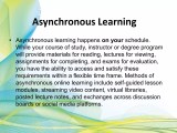 Asynchronous Learning Vs Synchronous Learning Pdf