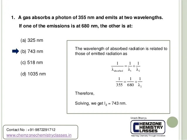 Atomic Structure Multiple Choice Questions For Iit Jee Neet Sat K