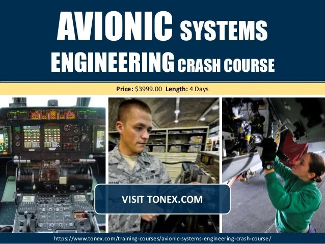 Avionic Systems Engineering Crash Course Tonex Training