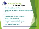Basic 8d Problem Solving Tools Methods Pptx