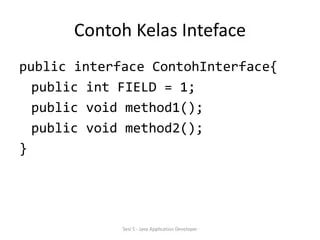 Basic Java Application Developer Sesi 2 Pptx - Stunning Space Pattern - Retina
