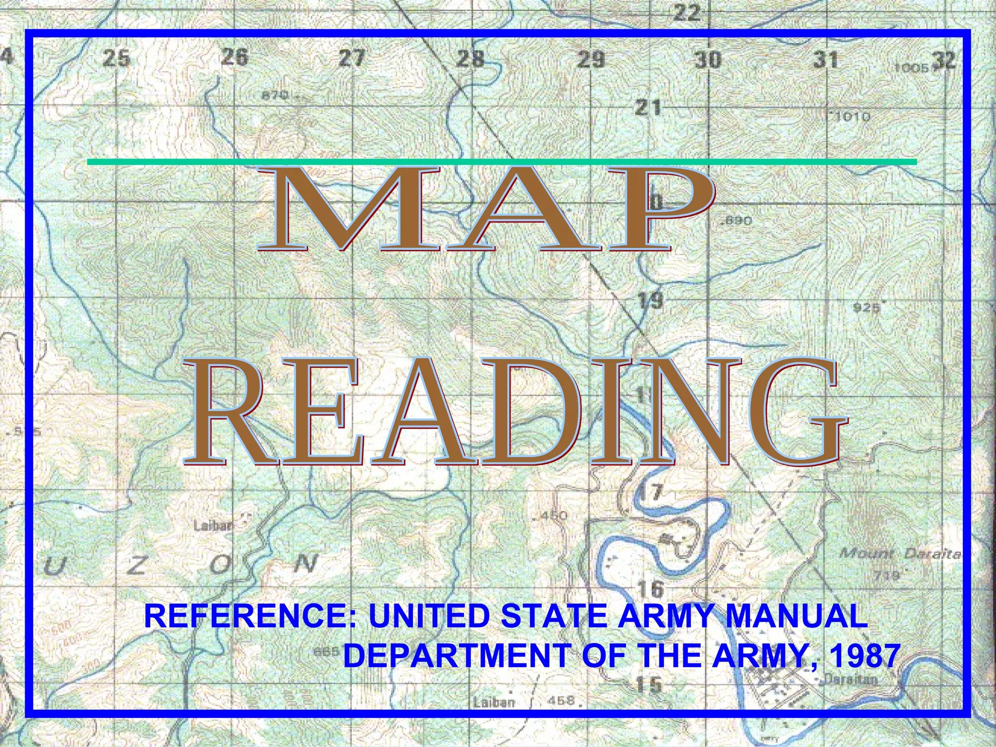 Basic Map Reading Basic Map Reading 2 2048 
