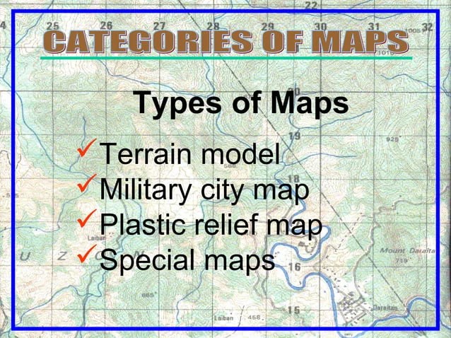 Basic Map Terms Basic Map Reading 12 638 