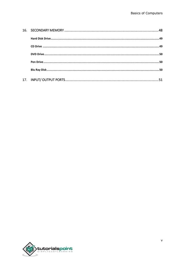Basics Of Computers Tutorial Pdf Pdf - Best Mountain Designs in Retina