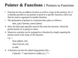 Basics Of Pointer Pointer Expressions Pointer To Pointer And Pointer In Functions Ppt - Light Pattern Collection - Retina Quality