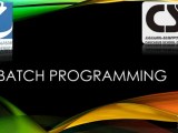 Batch Programming Pptx